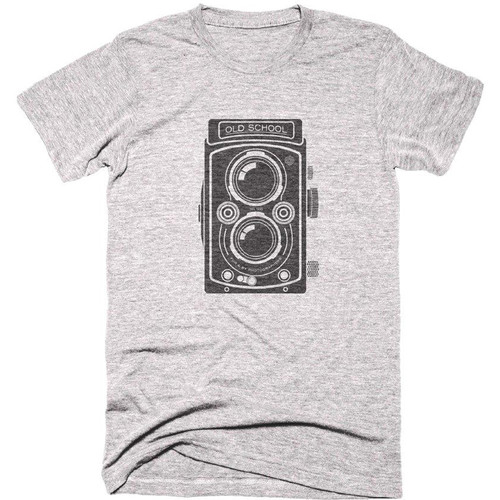 TogTees Old School T-Shirt (18% Gray, Medium)