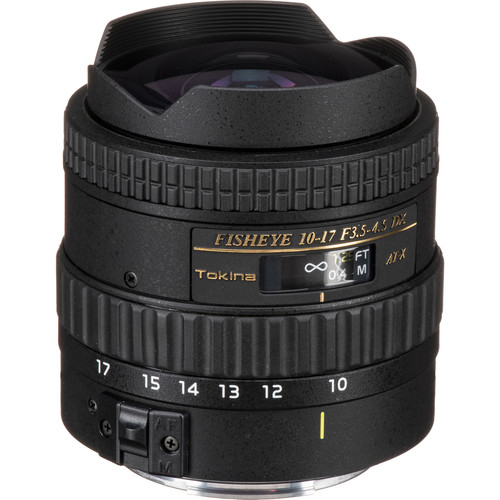 Used Tokina 10-17mm f/3.5-4.5 AT-X 107 AF DX Fisheye ATXAF107DXC
