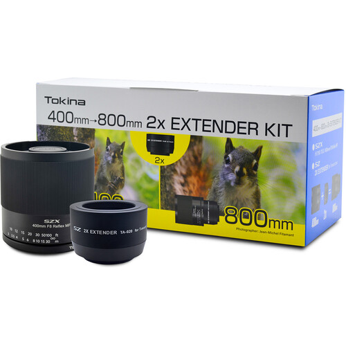 Tokina SZX 400mm f/8 Reflex MF Lens with 2x Extender Kit (Canon EF-M)