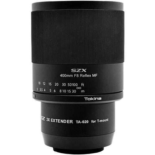 Tokina SZX 400mm f/8 Reflex MF Lens with 2x Extender Kit (Micro Four Thirds )