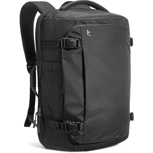 tomtoc T66 Liteway Travel Laptop Backpack (Black, 40L)