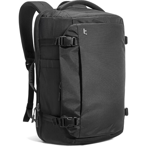 tomtoc T66 Liteway Travel Laptop Backpack (Black, 28L)