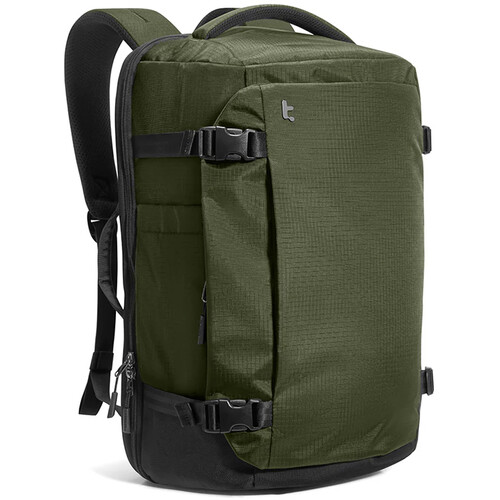 tomtoc T66 Liteway Travel Laptop Backpack (Green, 28L)