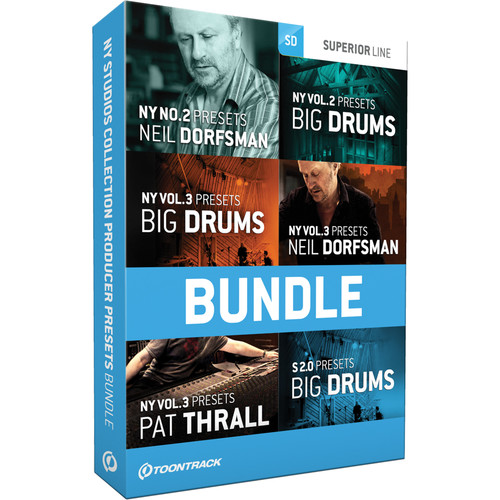 Toontrack N.Y. Studios Collection Producer Presets Bundle (Download)