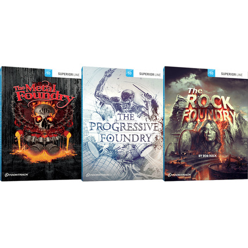 Toontrack The Foundry SDX Bundle - Expansions for Superior Drummer 3 (Download)
