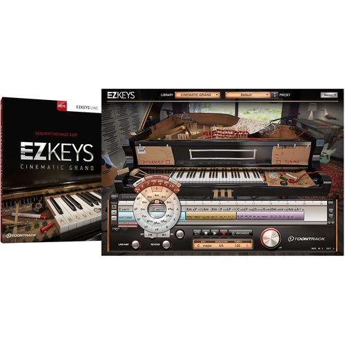 Toontrack EZkeys Cinematic Grand - Virtual Instrument Plug-In (Download)