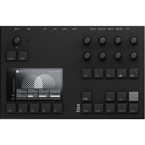 Torso Electronics S4 Sculpting Sampler Audio Instrument (Black)