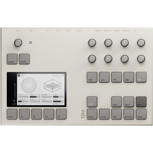Torso Electronics S4 Sculpting Sampler Audio Instrument (White)