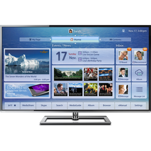 Toshiba 65L7350U 65" 3D Ultra-Slim Cloud LED TV