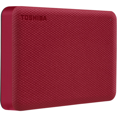 Toshiba 4TB Canvio Advance USB-A 3.2 Gen 1 Portable Hard Drive (Red)