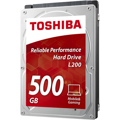 Toshiba 500GB L200 5400 rpm SATA II 2.5" Internal Hard Drive