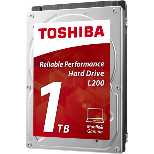 Toshiba 1TB L200 5400 rpm SATA II 2.5" Internal Hard Drive