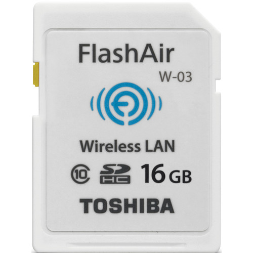ビデオカメラ TOSHIBA Flash Air 16GB Toshiba 16GB FlashAir III Wireless SD Card PFW016U-1CCW B&H