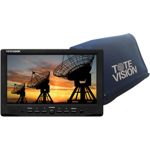 Tote Vision 7" HD LED-Backlit LCD Plastic-Cased Monitor Battery Kit