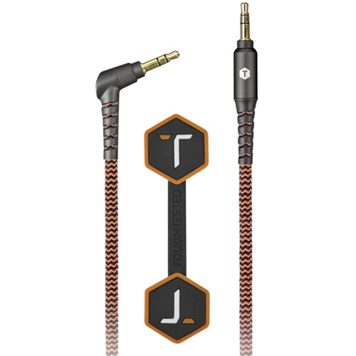 ToughTested Braided Fabric Stereo Mini Male to Stereo Mini Male Aux Cable (6')