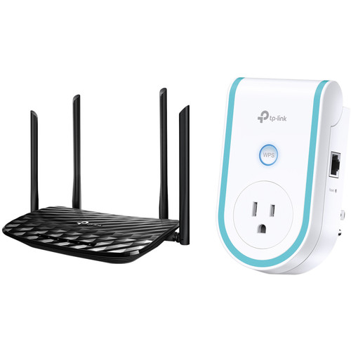 TP-Link Archer A6 AC1200 Wireless MU-MIMO Gigabit Wi-Fi Router and Range Extender Kit
