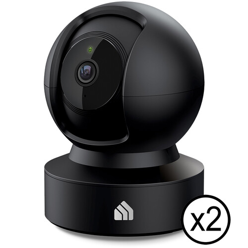 TP-Link EC71 Kasa Spot 1080p Pan & Tilt Indoor Wi-Fi Security Camera with Night Vision (2-Pack)