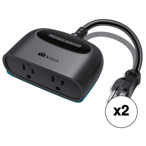 TP-Link EP40 Kasa Smart Outdoor Wi-Fi Plug (2-Pack)
