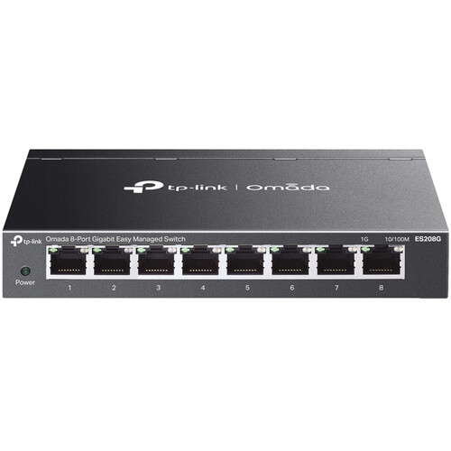 TP-Link Omada ES208G 8-Port Gigabit Managed Network Switch