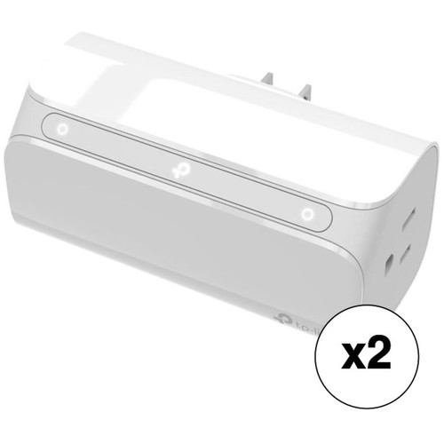 TP-Link HS107 Wi-Fi Smart Plug with 2 Outlets (2-Pack)