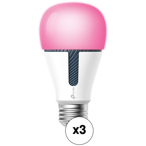 TP-Link KL130 Kasa Smart Light Bulb (Multicolor, 3-Pack)