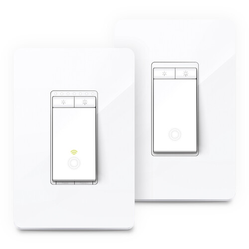 TP-Link KS230 V2 Kasa Smart Wi-Fi Dimmer Switch 3-Way Kit (2-Pack)