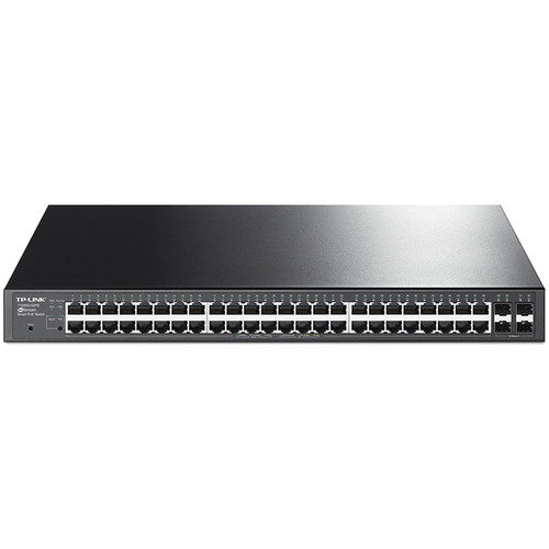 TP-Link T1600G-52PS JetStream 48-Port Gigabit Smart PoE+ Switch with 4 SFP Slots