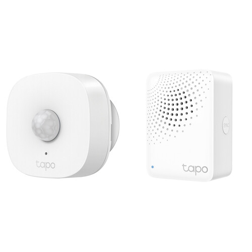TP-Link Tapo T100 Smart Motion Sensor & Tapo H100 Smart Hub with Chime