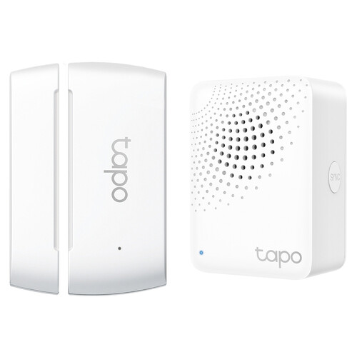 TP-Link Tapo T110 Smart Contact Sensor & Tapo H100 Smart Hub with Chime