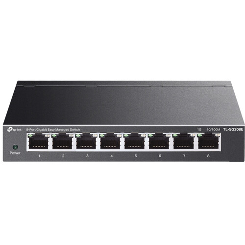 TP-Link TL-SG208E 8-Port Gigabit Managed Network Switch