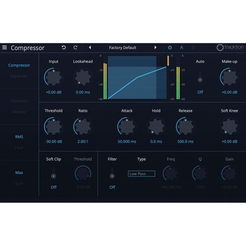 tracktion Compressor Plug-In from DAW Essentials Collection (Download)