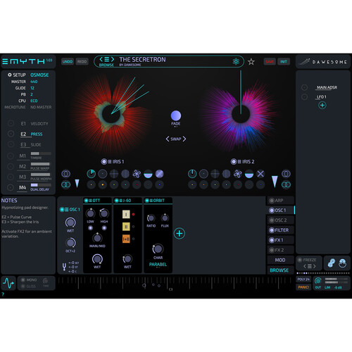tracktion Dawesome MYTH Synthesizer Virtual Instrument Plug-In
