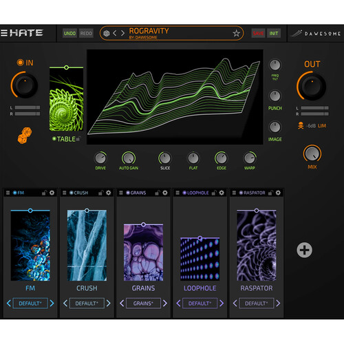 tracktion HATE Saturation/Distortion Audio Effect Plug-In by Dawesome