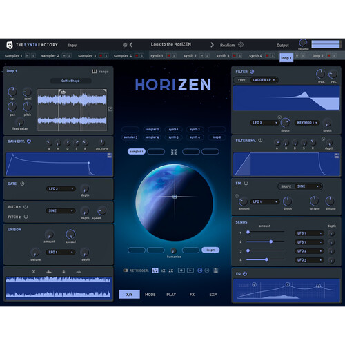 tracktion Horizen Cinematic Synth Virtual Instrument Plug-In