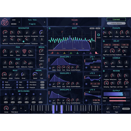 tracktion Modeler Physical Modeling Virtual Synth Plug-In