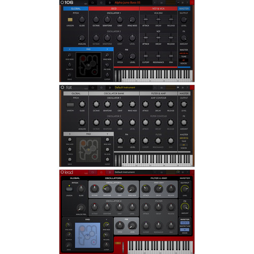tracktion Retromod Bundle with Lead, 106 & Fat Virtual Instruments (Software, Download)