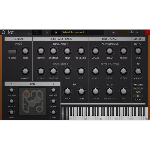 tracktion Retromod Fat - Contemporary Moog Synthesizer Emulation (Software, Download)