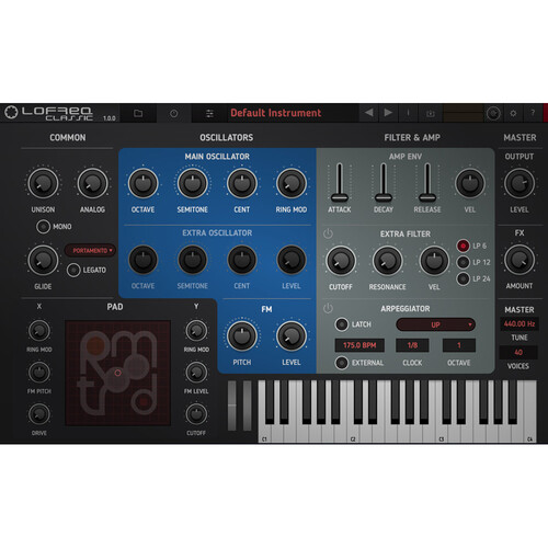 tracktion Retromod LoFreq Classic Virtual Instrument Software