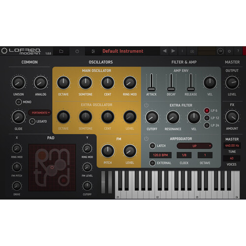 tracktion Retromod LoFreq Modern Virtual Instrument Software