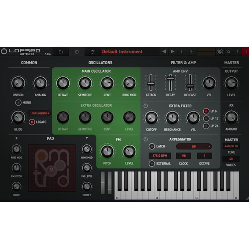 tracktion Retromod LoFreq Wired Virtual Instrument Software