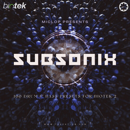tracktion Subsonix Expansion Pack for BioTek 2 Synthesizer Plug-In (Download)