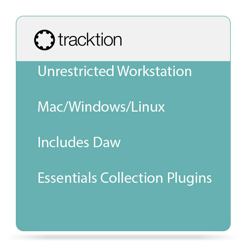 tracktion Waveform 9 Plus - Music Production Software Bundle (Download)