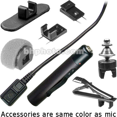 Tram TR50 Omni Lavalier Microphone with 3.5mm Locking Sennheiser Connector and TR79+ Power Supply (Black)