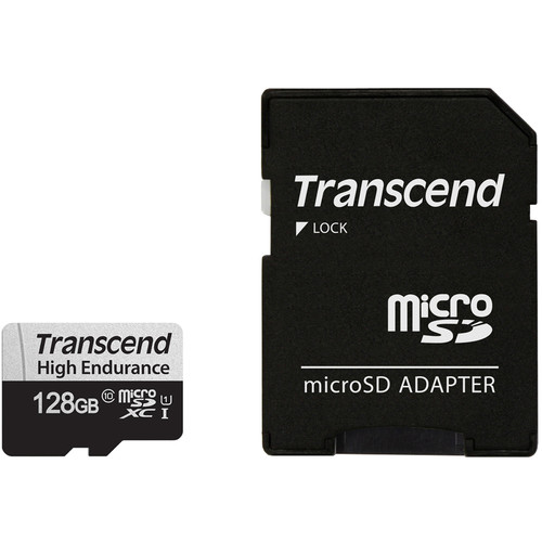 Transcend 128GB High Endurance 350V UHS-I microSDXC