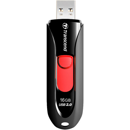 Transcend 16GB JetFlash 590 USB 2.0 Flash Drive TS16GJF590K B&H