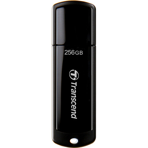 Transcend 256GB JetFlash 700 USB 3.1 Gen 1 Flash Drive (Black)