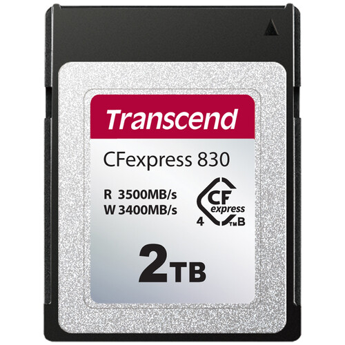 Transcend 2TB CFexpress 830 Type B Memory Card