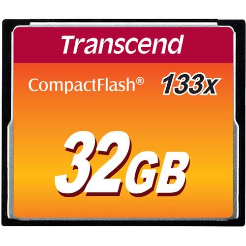 Transcend 32GB 133 UDMA 4 CompactFlash Memory Card
