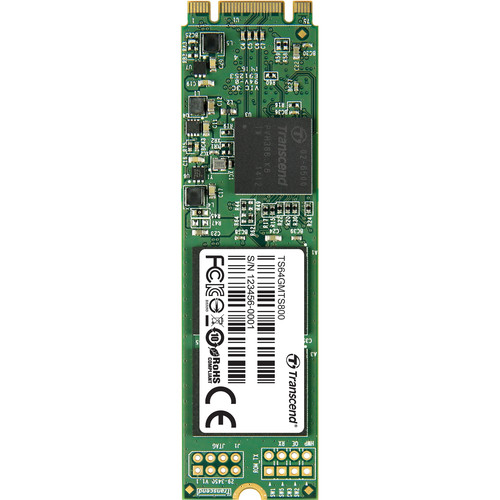 Transcend 64GB MTS800 SATA III M.2 Internal SSD TS64GMTS800S B&H
