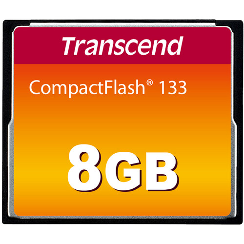 Transcend 8GB 133 UDMA 4 CompactFlash Memory Card